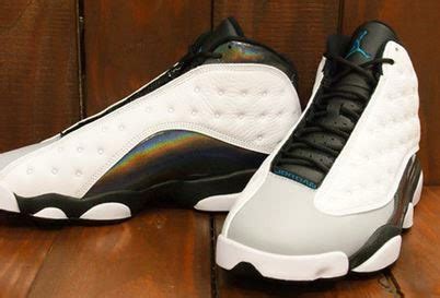 THE SNEAKER ADDICT: Air Jordan 13 Hologram Baron Sneaker (Detailed Look ...