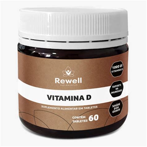 Vitamina D Tabs Rewell Meu Mundo Fit