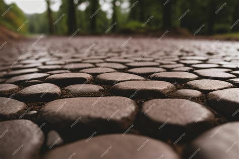 Premium AI Image | cobblestone texture