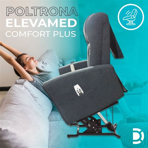 Poltrona Elevamed Comfort Plus Motorizada Alento Hospitalar