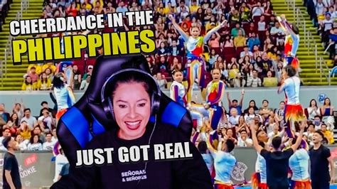 LATINA REACTS To PHILIPPINES NU Pep Squad 2019 UAAP CDC For The FIRST