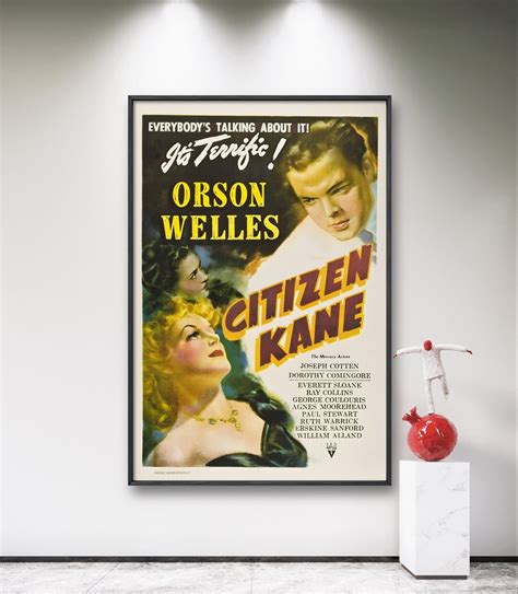 Citizen Kane Print, Citizen Kane Poster, 1941 American Drama Film ...