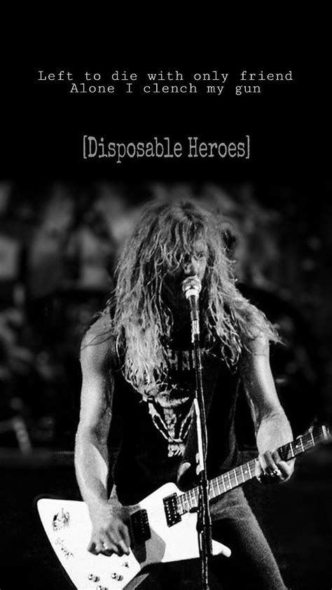 Metallica Metallica Lyrics Megadeth Lyrics Metallica Metallica James Hetfield Hd Phone