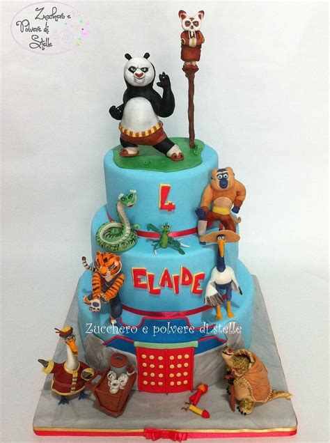 Kung Fu Panda Decorated Cake By Zucchero E Polvere Di Cakesdecor