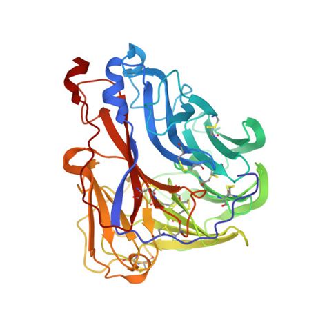 Rcsb Pdb 1nca Refined Crystal Structure Of The Influenza Virus N9