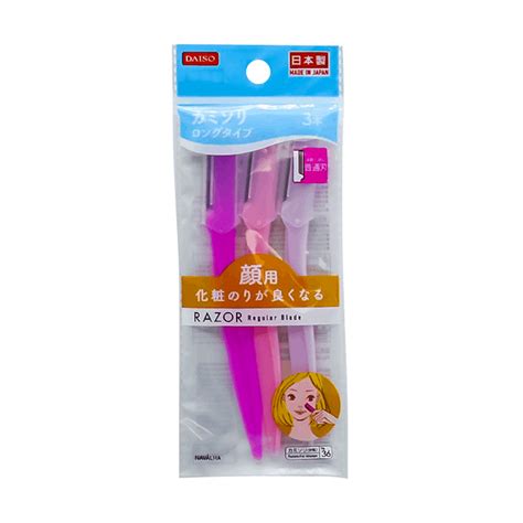 Navalha Facial Sobrancelha Lamina Regular Unidades Daiso