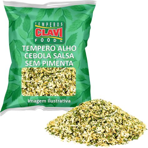 Tempero Alho Cebola Salsa Premium Natural Sem Conservantes Puro