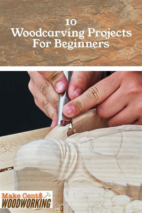 10 Woodcarving Projects For Beginners Woodworking Diy Wood Carving For Beginners Beginner