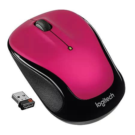 Logitech M325 Wireless Mouse Pink - Office Depot