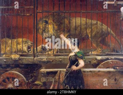 The Jealous Lioness C By Paul Meyerheim Stock Photo Alamy