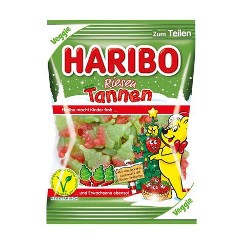 HARIBO Veggie Riesen Tannen Christmas Tree Fruit Jelly 200g WorldCart