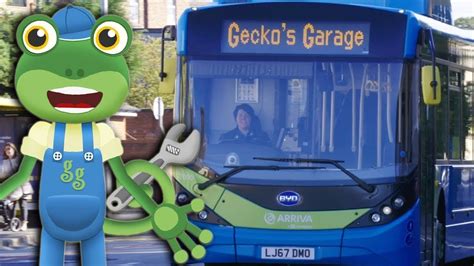 Gecko And The Electric Bus Geckos Real Vehicles Educational Videos