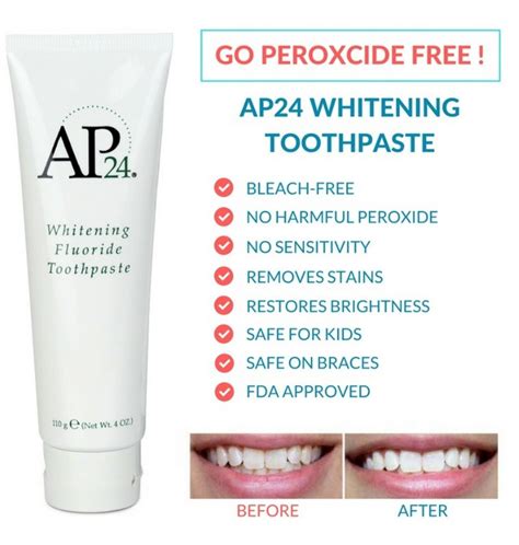 Nu Skin Ap 24 Nuskin Ap24 Whitening Fluoride Toothpaste Original 110g