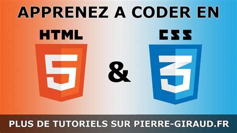 Cours Complet Html Css Tutoriel Pour D Butants Et Confirm S Partie