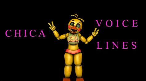 Chica Voice Lines FNAF SFM FIXED YouTube