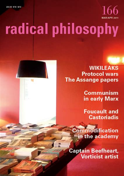 Radical Philosophy Issue 166 Marapr 2011