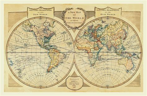 Old Maps Of World