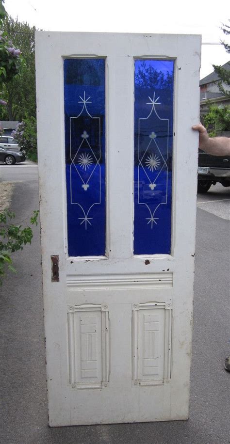 Cobalt Blue Etched Glass Door Etched Glass Door Etched Mirror Glass