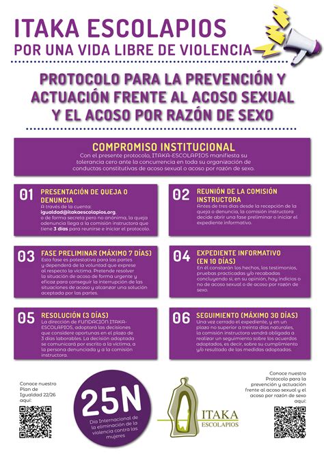 Protocolo Para La PrevenciÓn Y ActuaciÓn Frente Al Acoso Sexual Y El