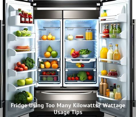 Fridge Using Too Many Kilowatts Wattage Usage Tips Corley Designs