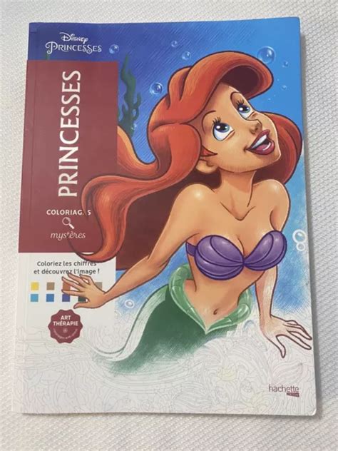 COLORIAGES MYSTÈRES DISNEY Princesses Coloriez les chiffres et EUR 58