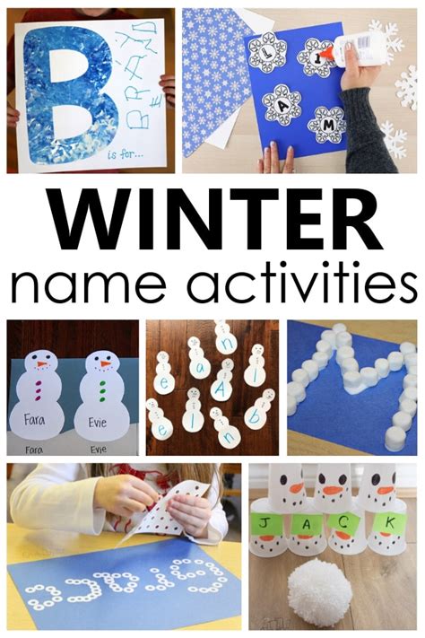 Winter Name Activities - Fantastic Fun & Learning