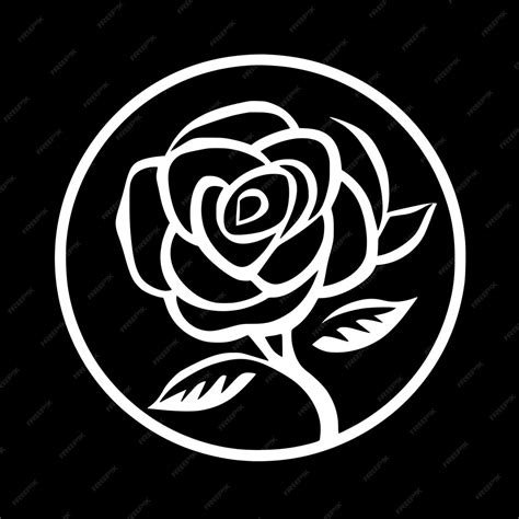 Rosa Logo Vector De Alta Calidad Ilustración Vectorial Ideal Para El