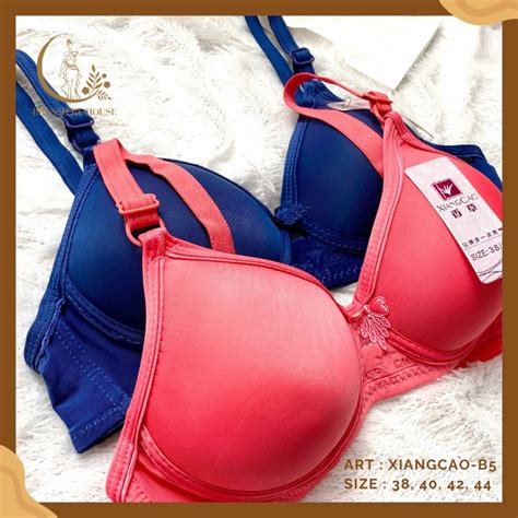 Jual Bra Wanita Jumbo Cup C Tanpa Kawat Bh Perempuan Busa Tebal