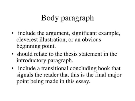 Ppt Three Paragraph Essay Writing Powerpoint Presentation Free