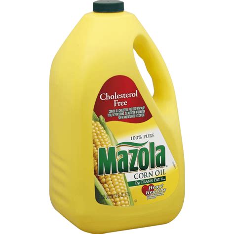 Mazola 100 Pure Corn Oil 128 Fl Oz Jug Cooking Oils Sprays