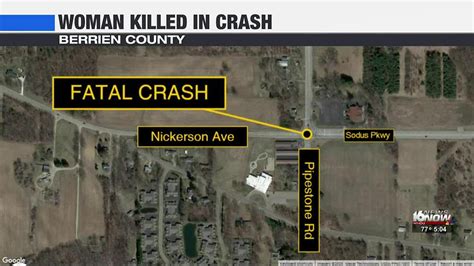 Benton Harbor Woman Dies In Sodus Twp Crash Youtube