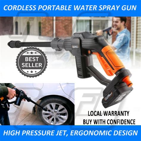 12V 20V Portable Cordless Wireless High Pressure Car Washer Cleaner