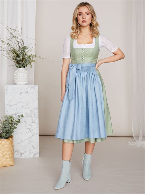 Salbeigrünes Dirndl mit zwei Schürzen Imani Seafoam von LIMBERRY LIMBERRY