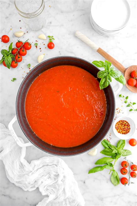 Easy Homemade Tomato Sauce Bakers Table