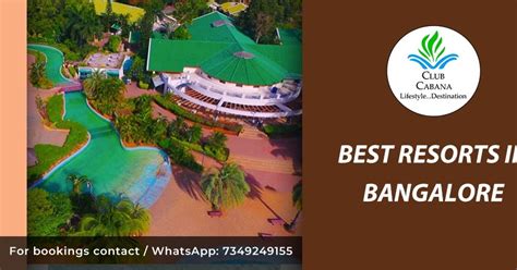 Club Cabana - Top Resorts in Bangalore for Day outing