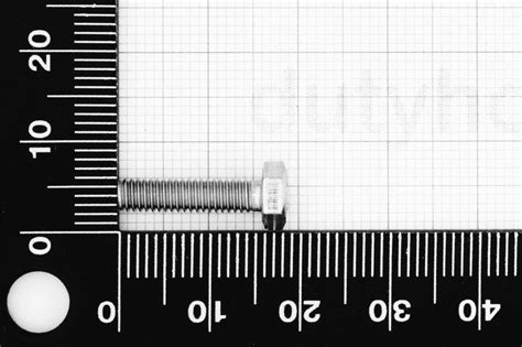 M4x16 Hexagon Cap Screw Fully Threaded DIN 933 Stainless Steel AISI 304