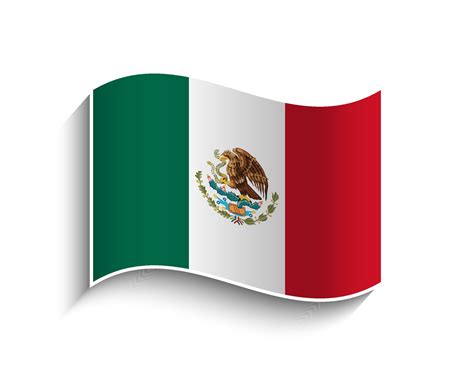 Vector Mexico Waving Flag Icon 34805377 Vector Art at Vecteezy