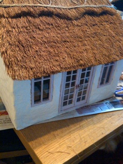 Dollhouse Miniatures Dollhouse Miniature Thatch Roofing Coconut Fiber