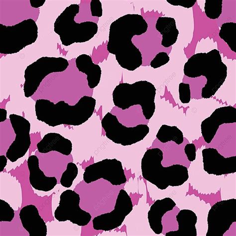 Pink And Black Leopard Print Vector Illustration For Various