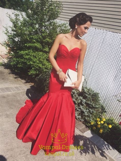 Red Mermaid Prom Dresses 2017 Vampal Dresses