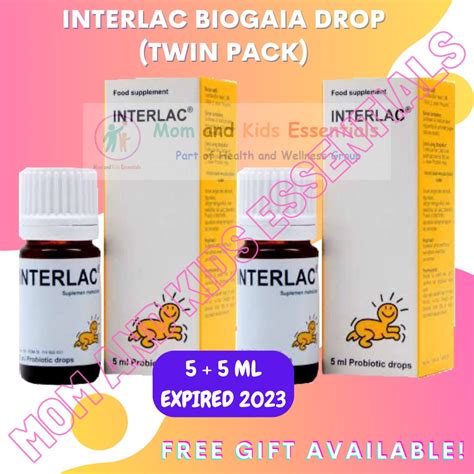 Jual INTERLAC BIOGAIA DROP 5 ML PROBIOTIK OIL KESEHATAN PENCERNAAN BAYI