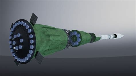 N-1 Rocket V2 3D model | CGTrader