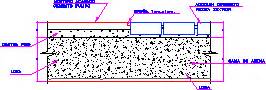 Detalle De Piso Firme Reforzado Con Malla Electro Soldada En AutoCAD