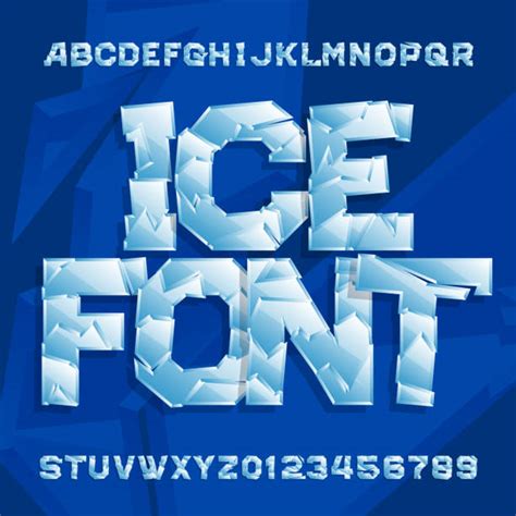 Ice Font Illustrations Royalty Free Vector Graphics And Clip Art Istock