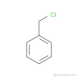 BENZYL CHLORIDE Structure - C7H7Cl - Over 100 million chemical ...