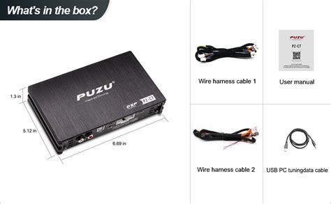 Amazon Puzu Pz C Ch To Ch Dsp Car Audio Amplifier Suitable For