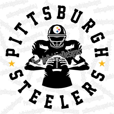 Steelers Svg Football Player Fan Art Digital Design For Download For White Shirt Png And Jpeg