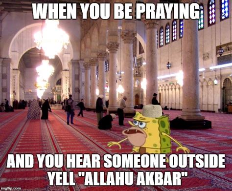 Caveman Spongebob In Mosque Memes Imgflip