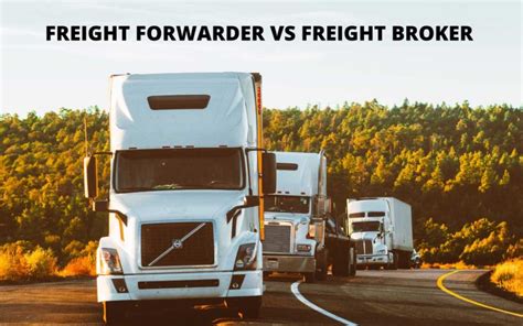 Difference Between A Freight Forwarder And Freight Broker