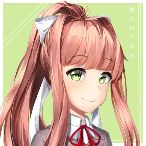 ddlc monika  sasoura  deviantart
